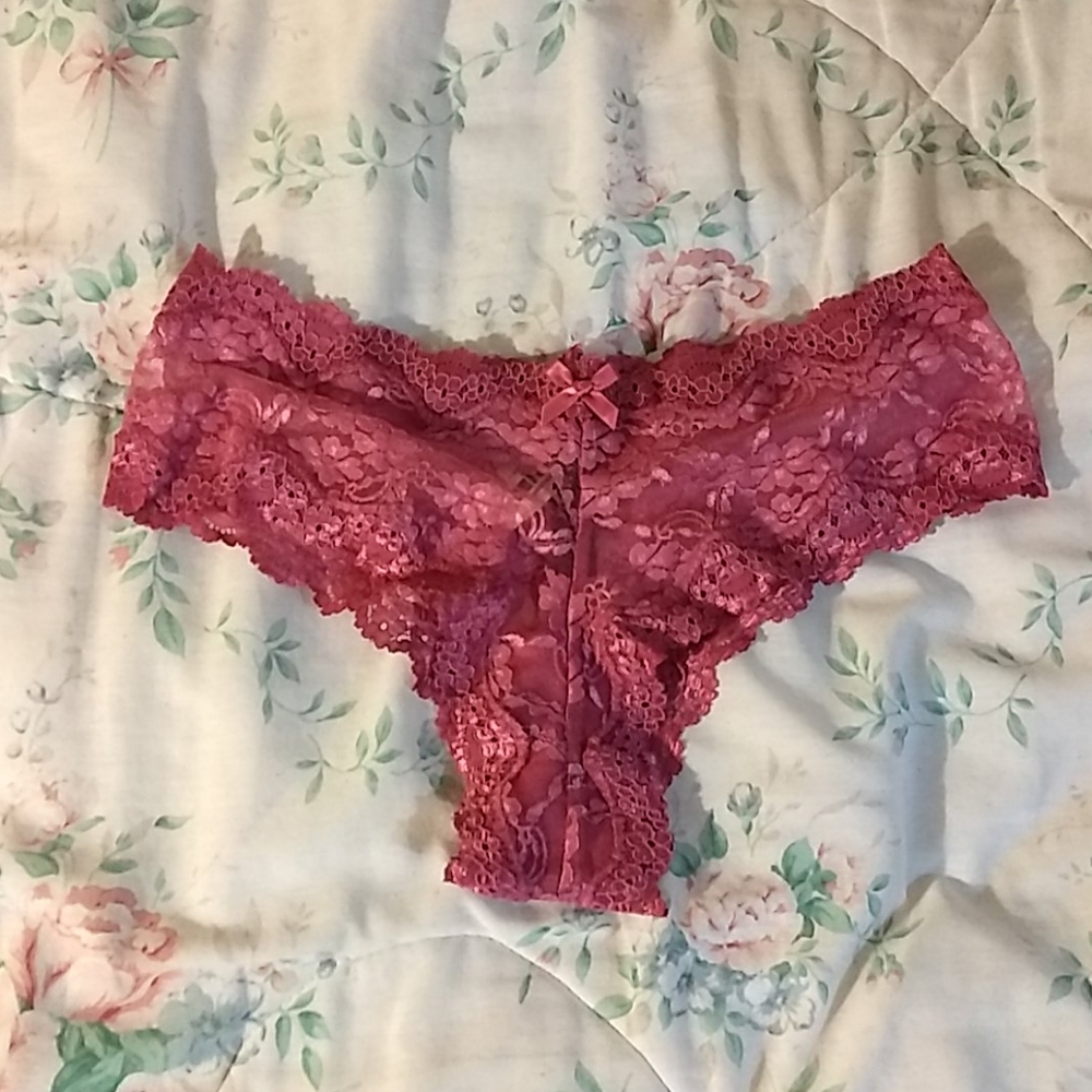 NWT Vintage Victoria's Secret Sheer Cheeky Panties